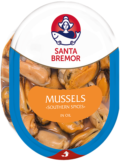 Mussels "Southern Spices" in oil